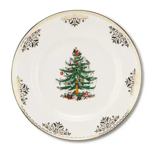 Spode Christmas Tree Gold Dinner Plate