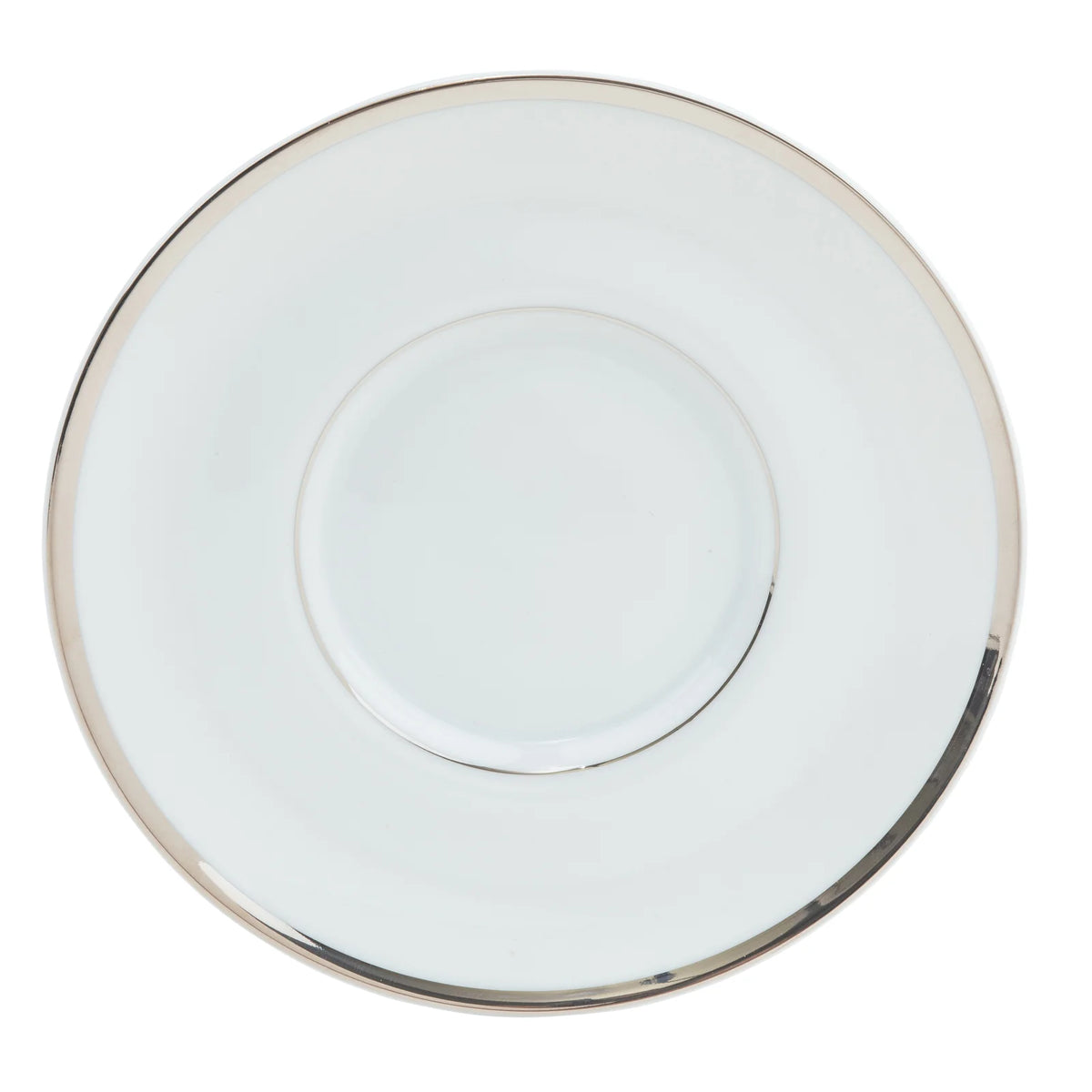 Pickard UW Platinum No Monogram Can Teacup Saucer