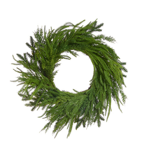 Raz 24" Mixed Cedar Wreath