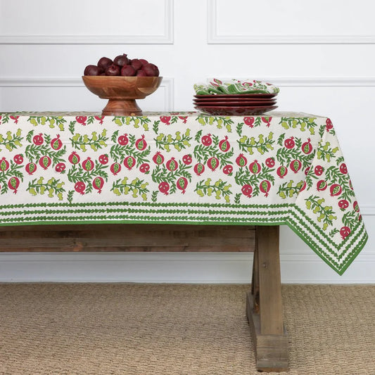 Pomegranate Pom Bells Tablecloth 55x55