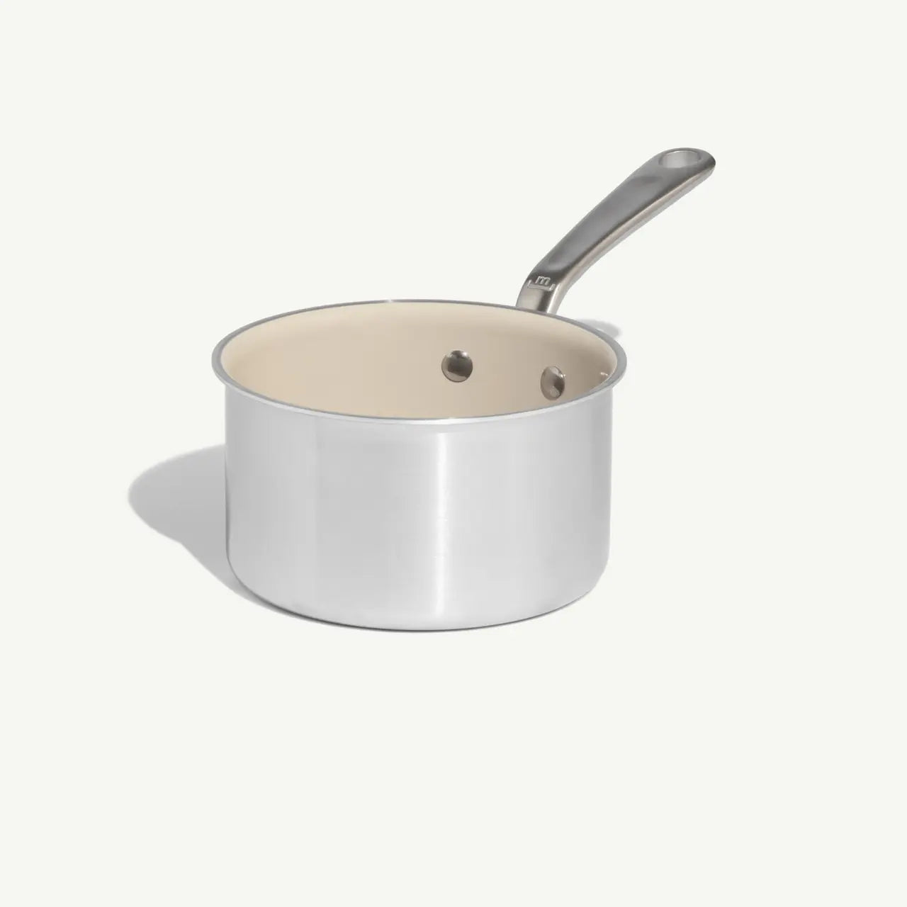 Made In 2 Qt CeramiClad Saucepan - Sand