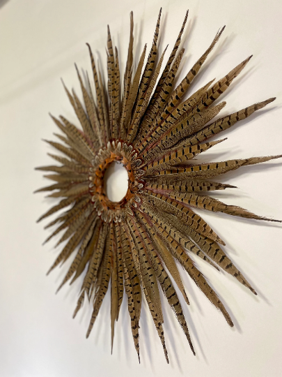 Natural Pheasant Tail Wreath
