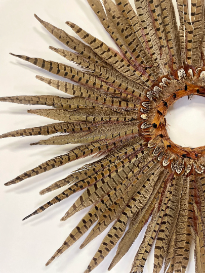 Natural Pheasant Tail Wreath
