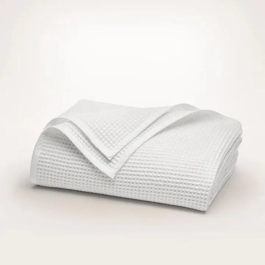 Boll And Branch Waffle Bed Blanket, Queen - White