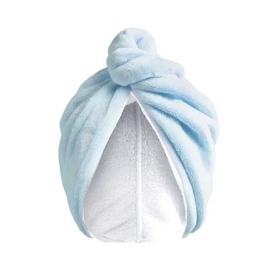 Musee Towel Hair Wrap - Blue