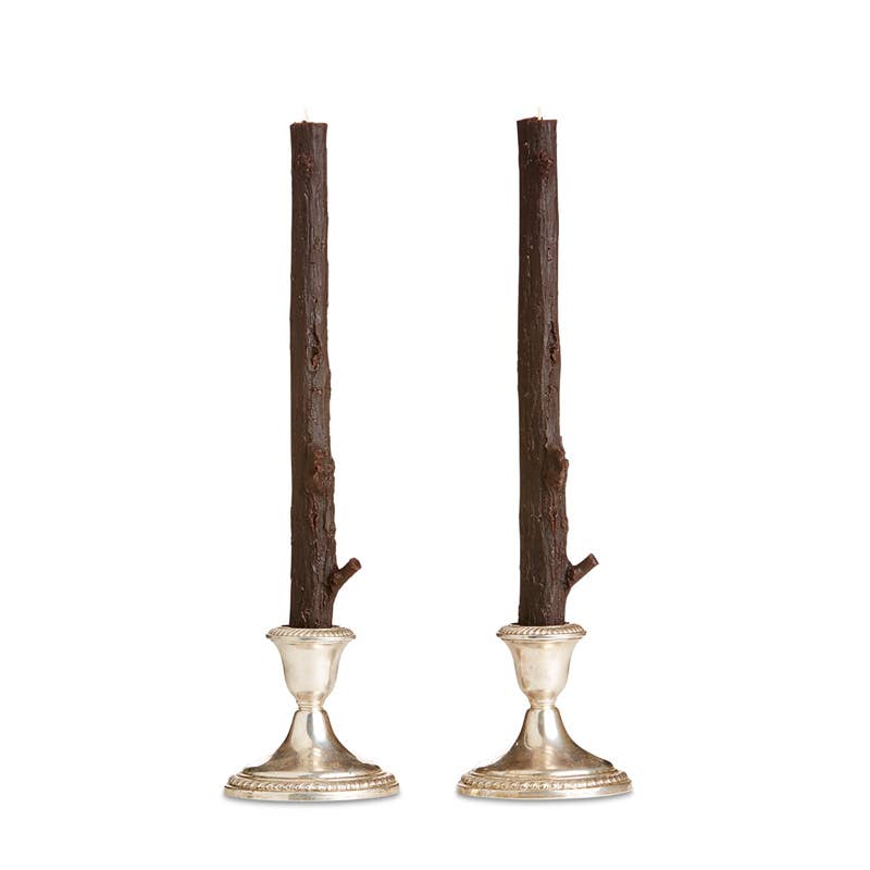 Stick Candles Cedar / Pair
