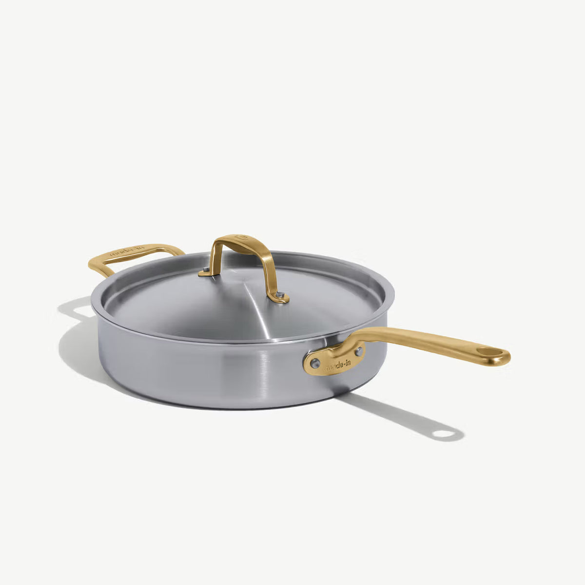 Made In Antique Brass Handle Saute 3.5qt