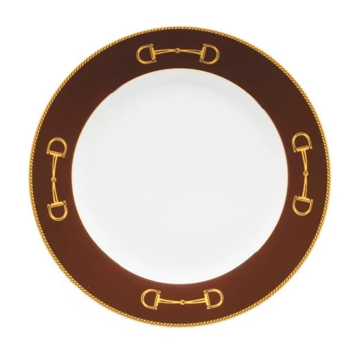 Julie Wear Cheval Dinner Plate - Chestnut