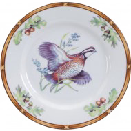 Julie Wear Game Birds Bread Plate - Quail