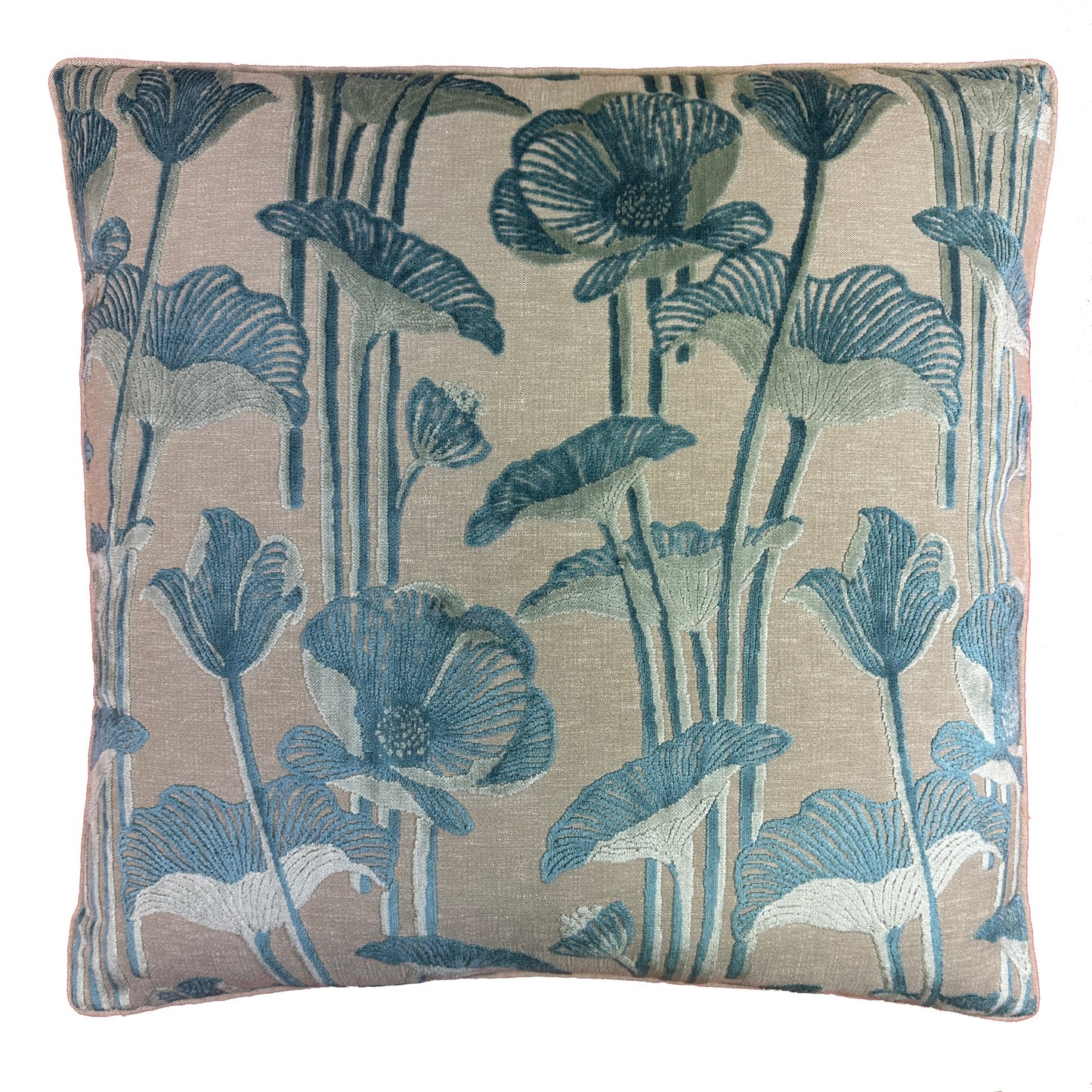 Vanity Peacock Pillow Cover + Insert, 22in