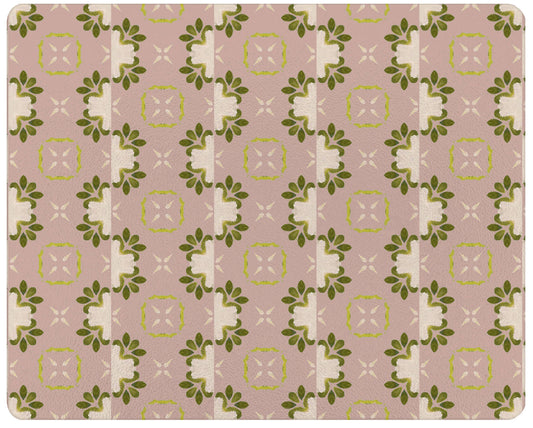 Primrose Mauve Laura Park Tempered Glass Cutting Board