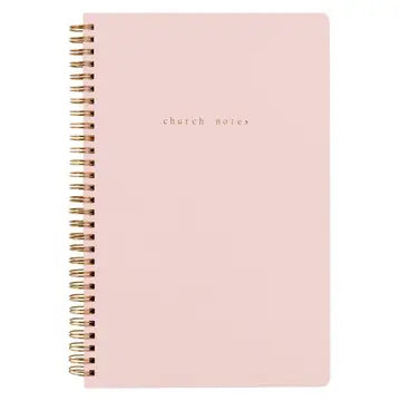Church Notes Bible Study Notebook, Blush
