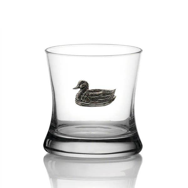 Menagerie Duck Modern Rocks Glass/Tumbler