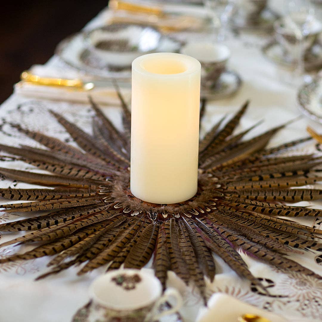 Natural Pheasant Tail Wreath