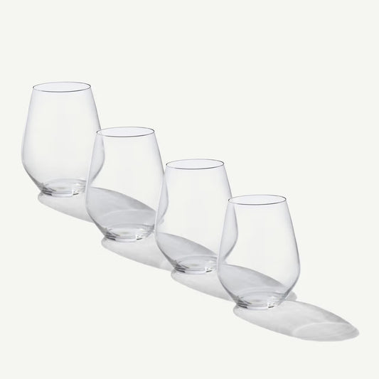 Stemless Wine Glasses, Set of 4