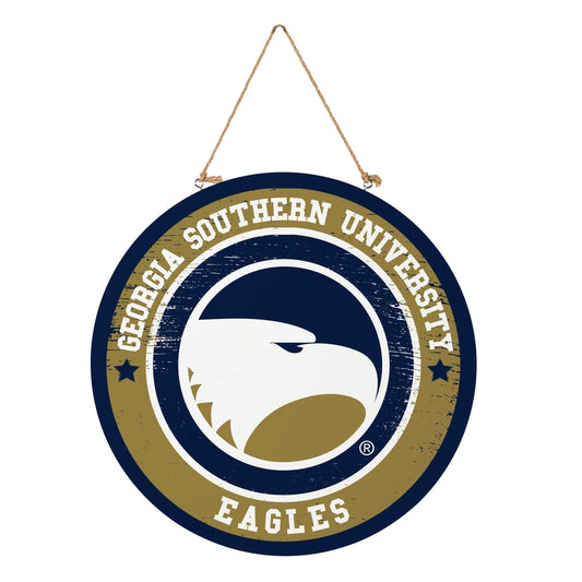 GA Southern Univ Round Door Sign