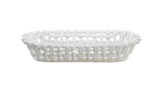 Skyros Designs Baguette Basket White