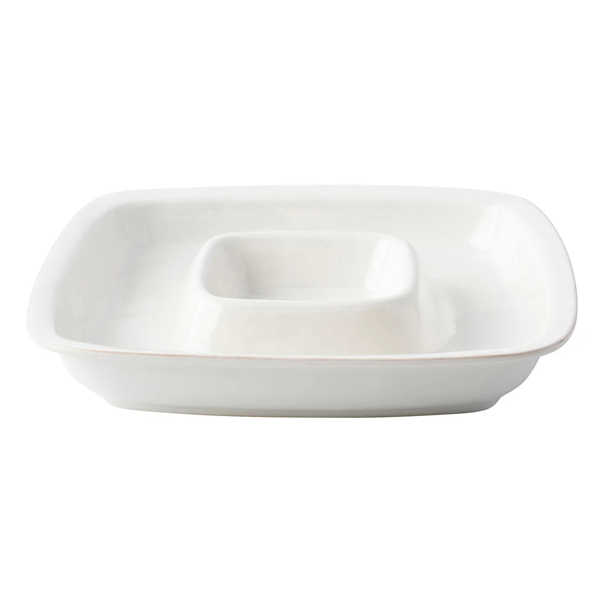 Juliska Puro Chip and Dip Whitewash