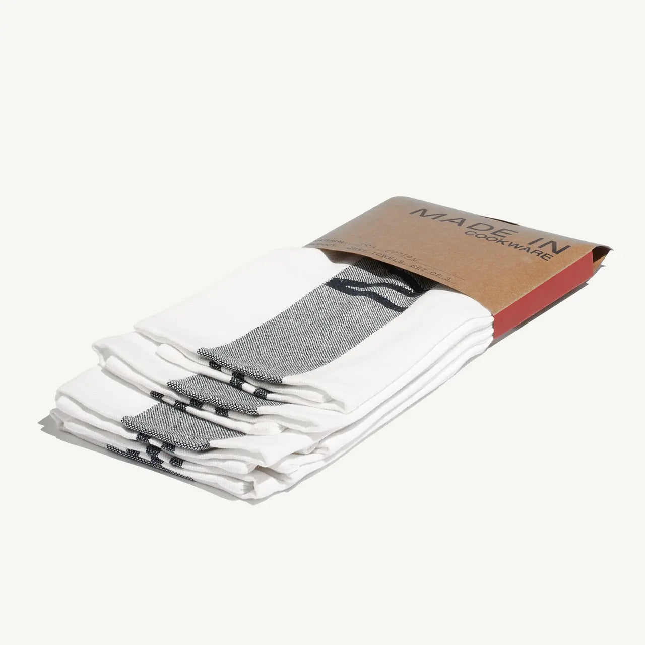 Made In 3pc Chef Towels - Black