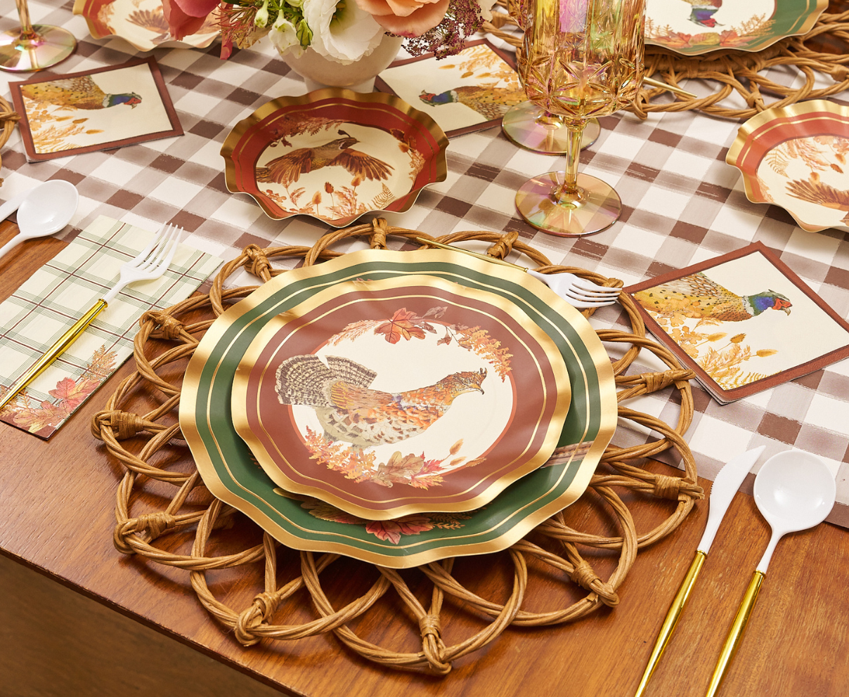 Woodland Harvest Salad Plates/8pk