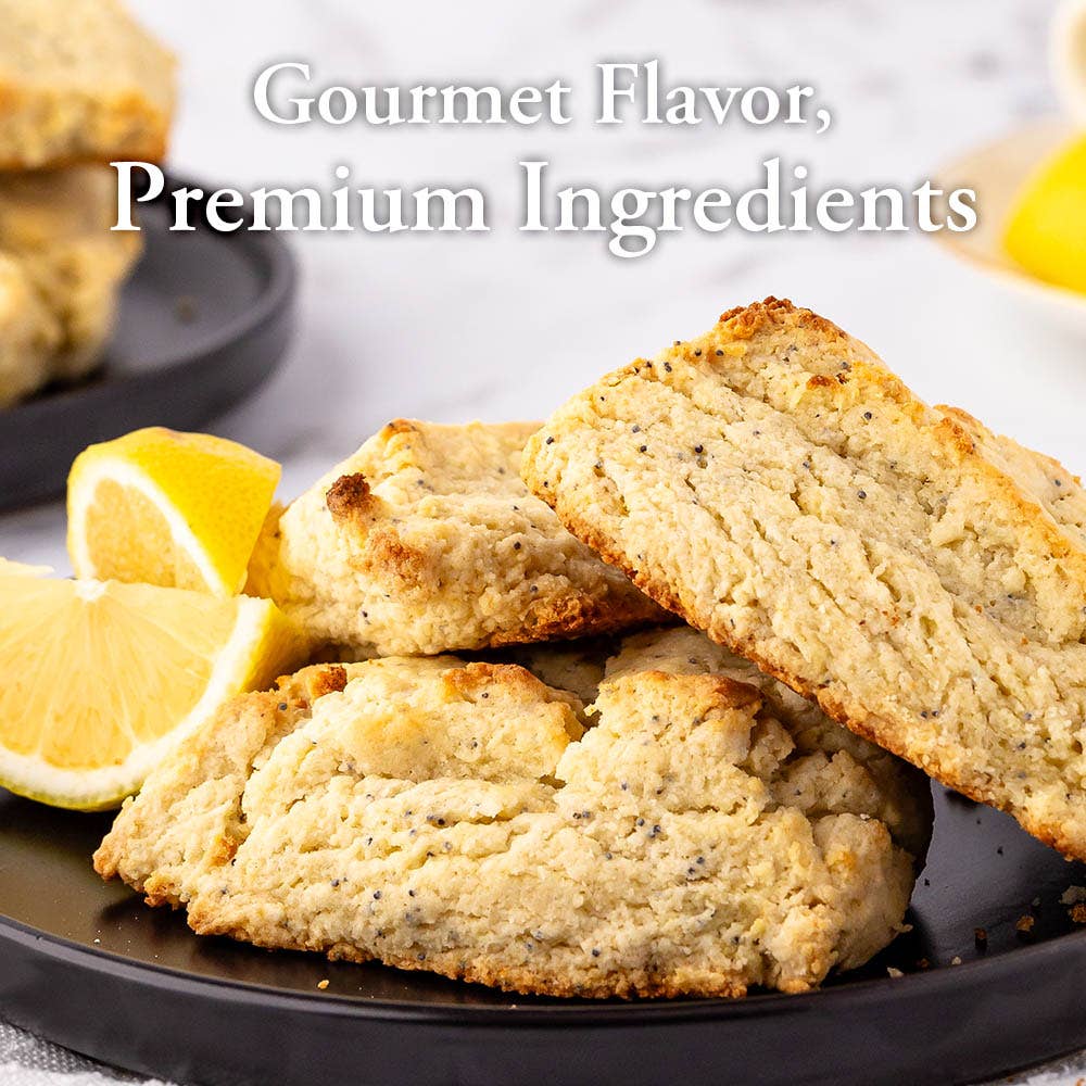 Traditional Lemon Poppyseed Scone Mix, 18 oz