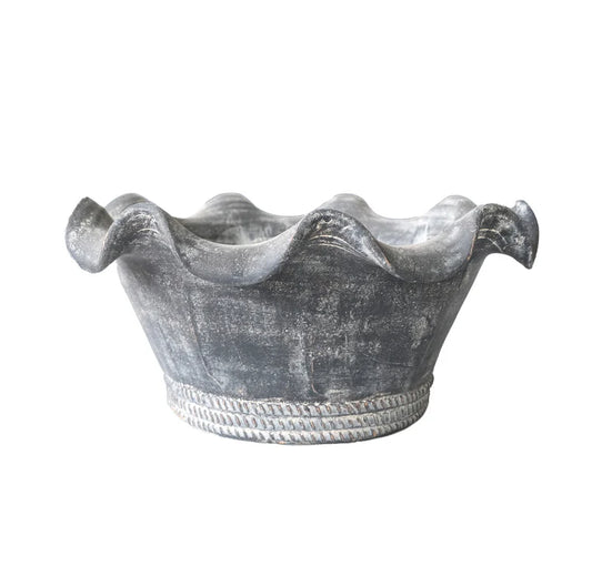 Bot Collection Chanteclor Low Bowl #6, Pewter