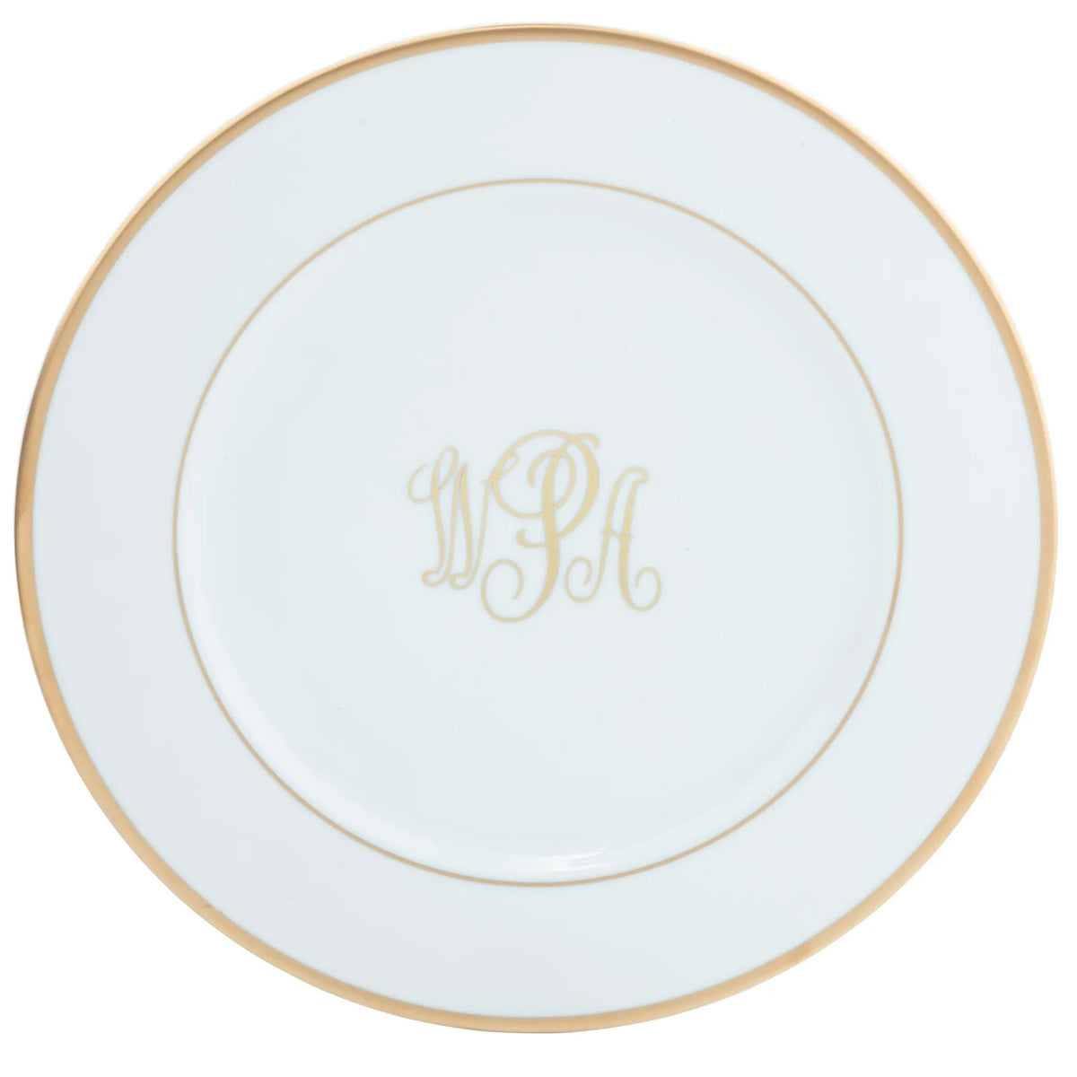 Pickard UW Gold w Mono Charger Plate