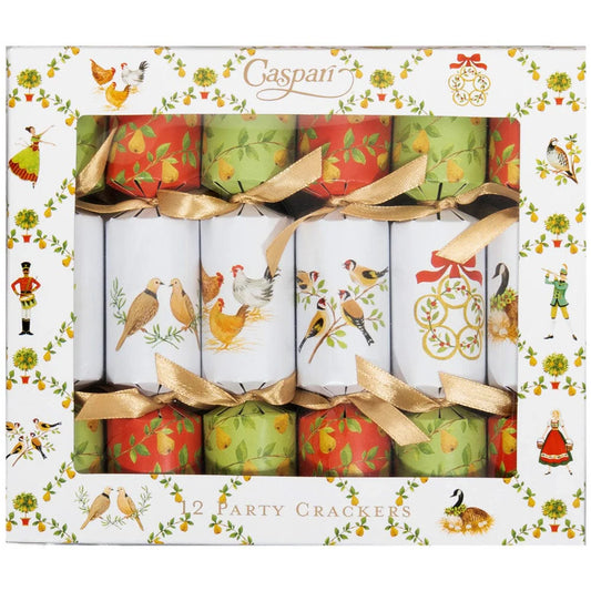 Caspari On the Twelfth Day Mini Party Crackers