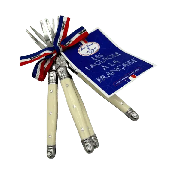 Jean Dubost cocktail fork set