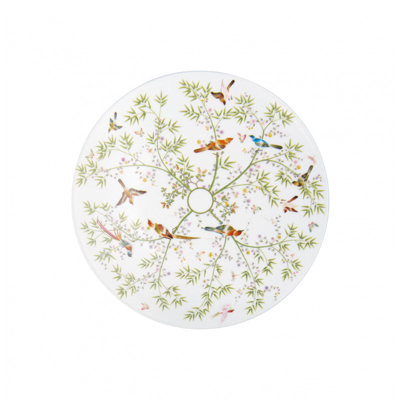 RL Paradis Fond Blanc Coupe Plate Flat 12.6"