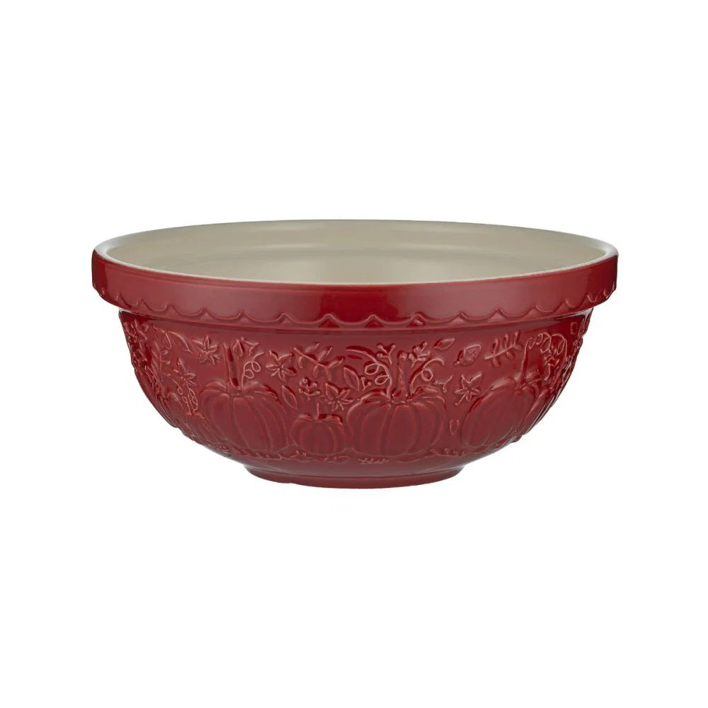 Pumpkin, Red Mixing Bowl 11"