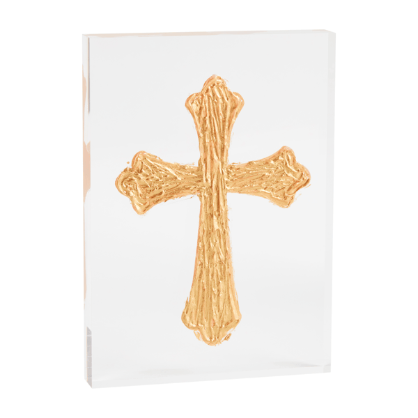 Tall Cross Acrylic Cross Plaque