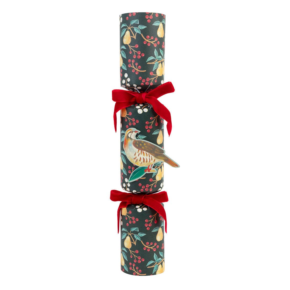 Partridge & Pear Christmas Crackers - 6 Pack | Christmas Decor |