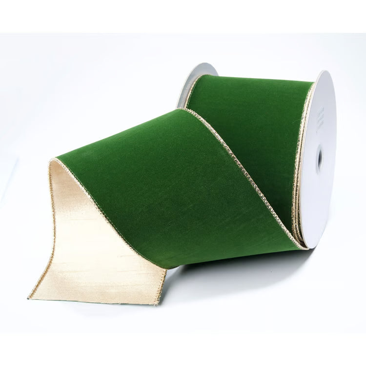 Fig & Dove Evergreen Suede Ribbon
