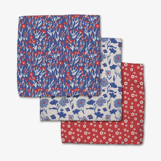 Geometry Dishcloth - Royal Garden
