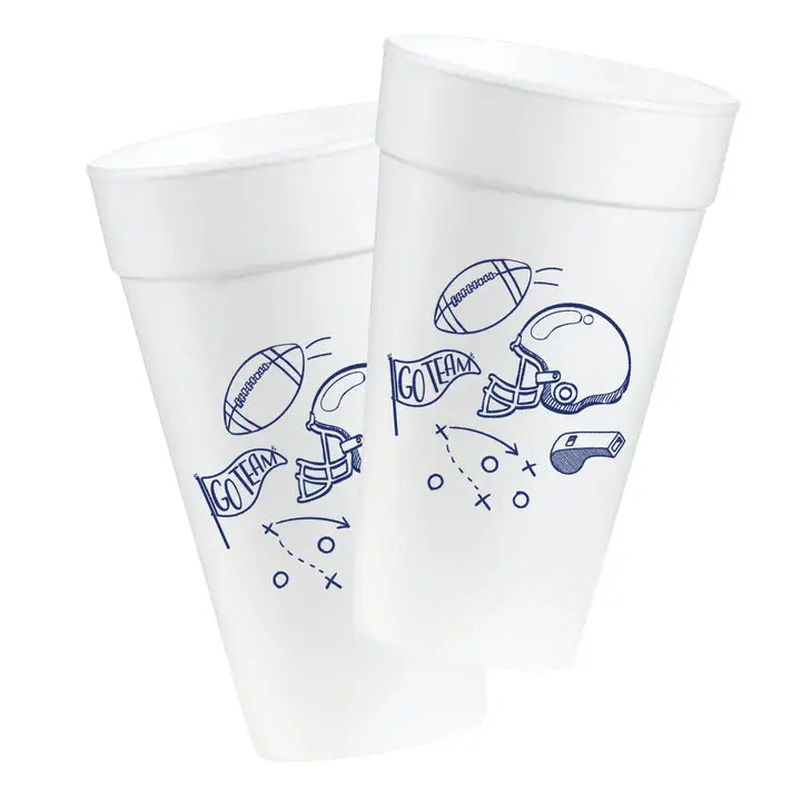Go Team, Navy Blue Styro Cup Sleeve