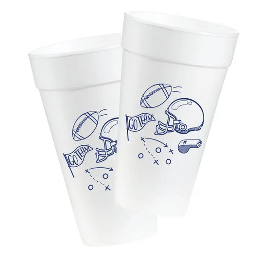 Go Team, Navy Blue Styro Cup Sleeve