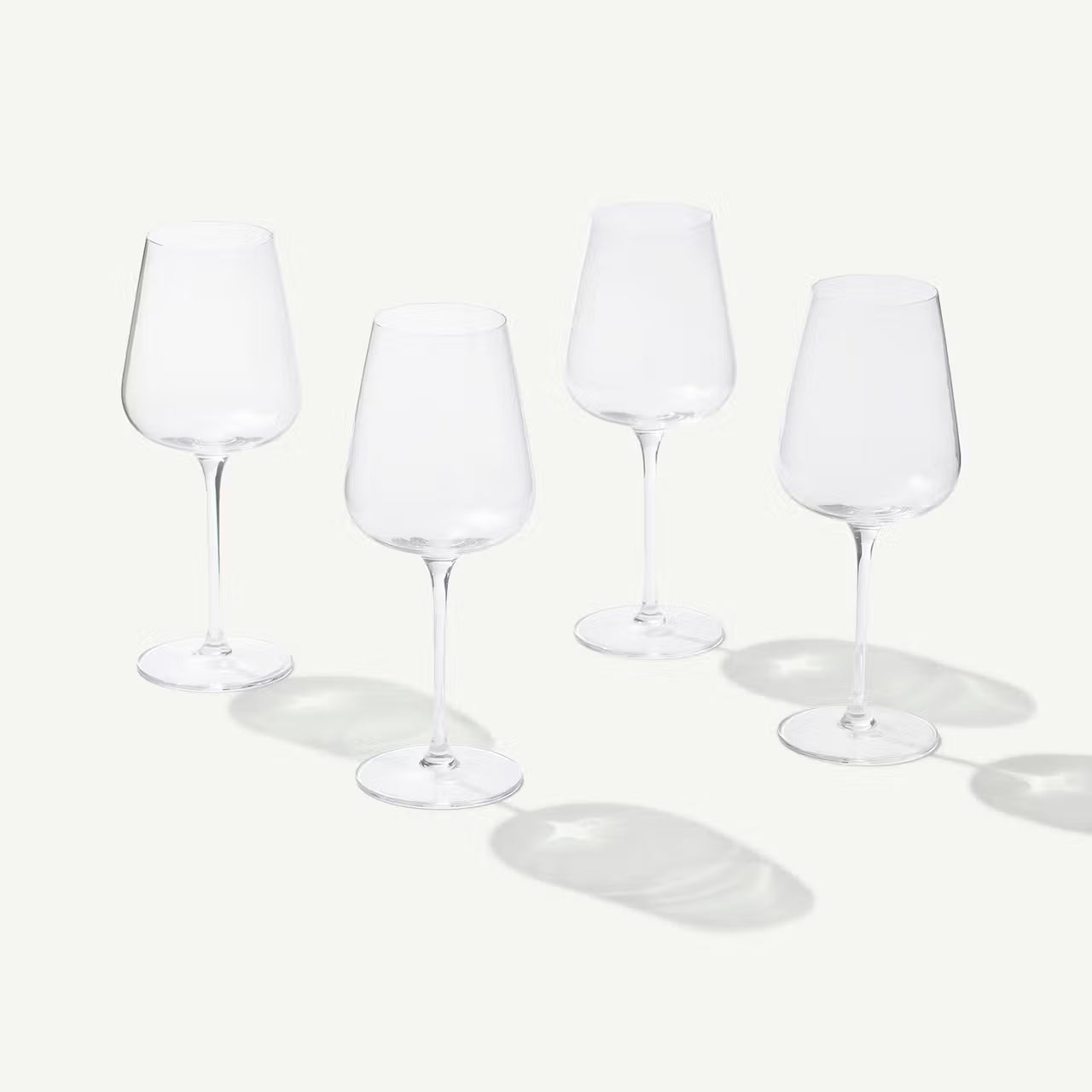 Crystal White Wine Glasses