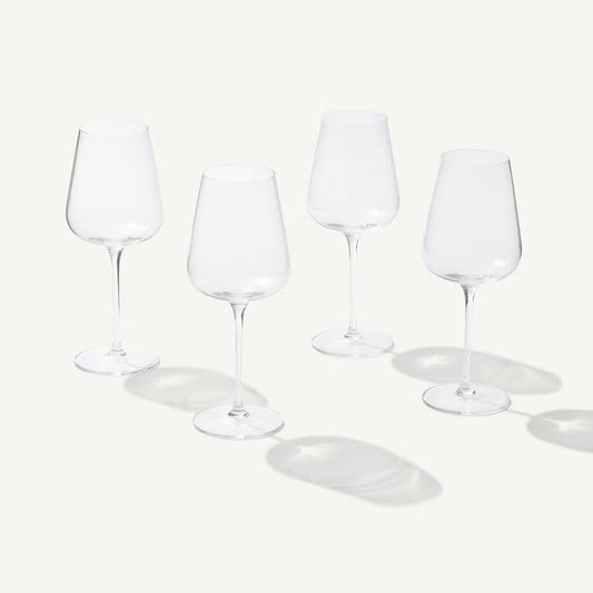 Crystal White Wine Glasses