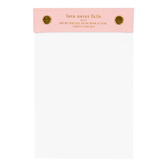 Church Notes Love Never Fails Desktop Notepad
