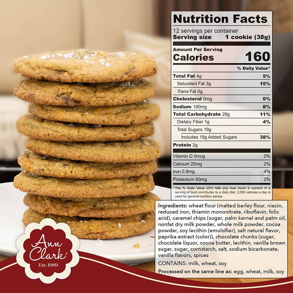 Premium Salted Caramel Chocolate Chip Cookie Mix, 16 oz