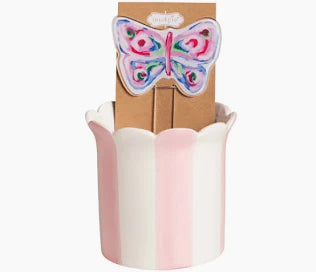 Flower Pot With Plant Stake
