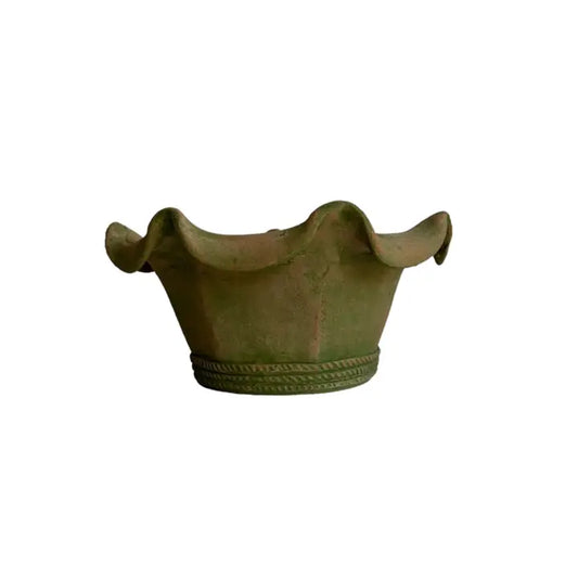 Chantecler #10 Low Bowl, Verde Natural