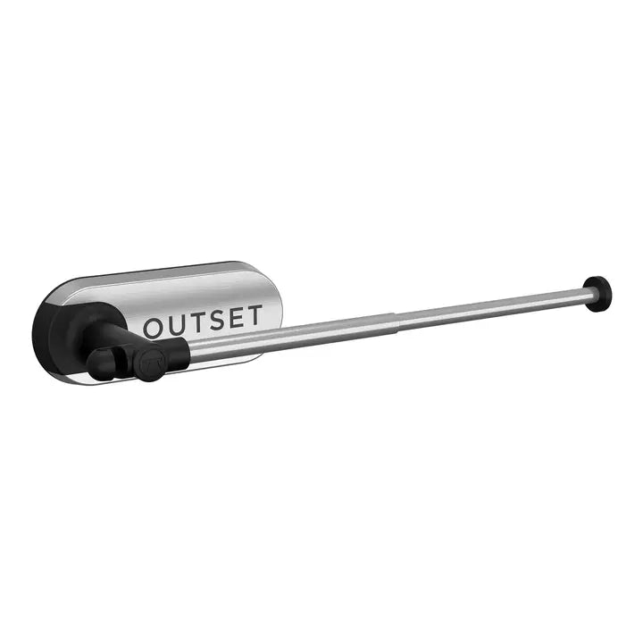 Outset Magnetic Rotating Paper Towel Rack, 2.5" X 8" X 3.5"