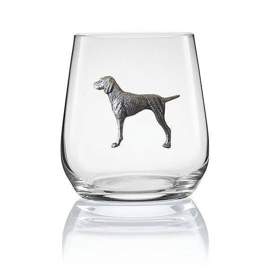 Menagerie Pointer (Standing) Stemless Wine Glass
