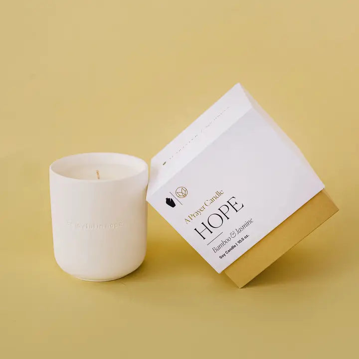 Alabaster Hope Candle