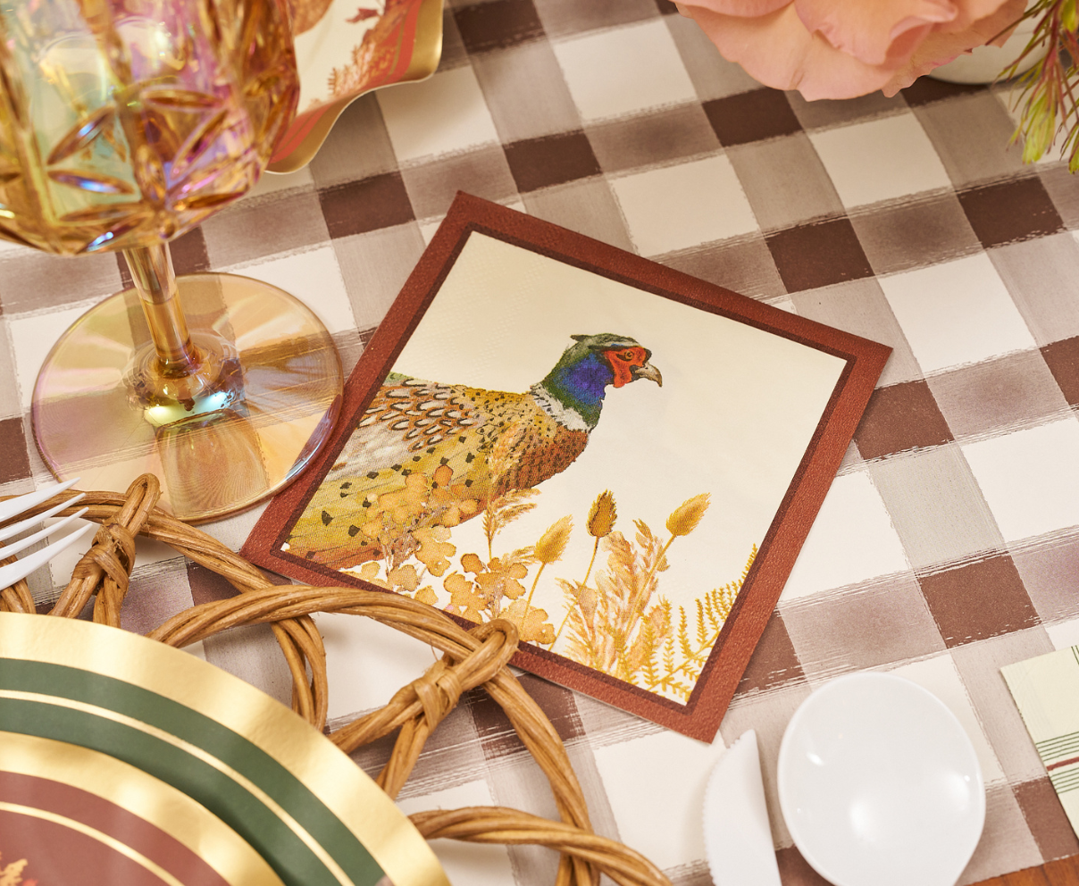 Woodland Harvest Cocktail Napkins/26pk