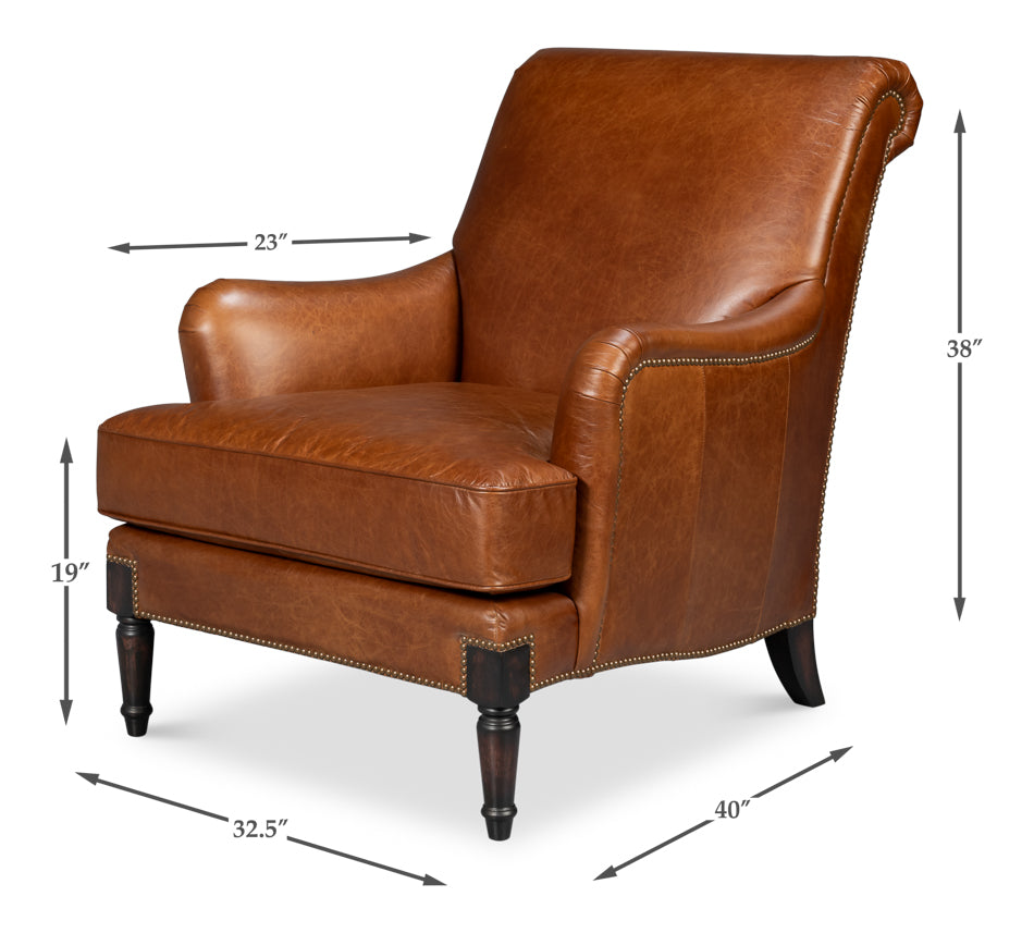 Gaston Leather Chair