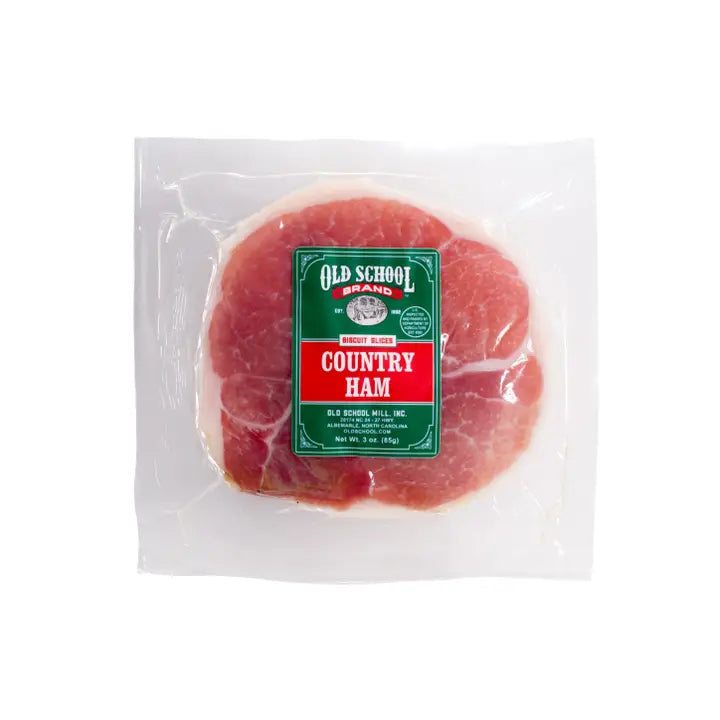 Old School Brand Biscuit Cut Country Ham, 3oz