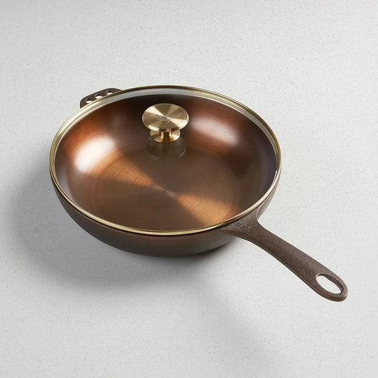Smithey No 11 Deep Skillet W/ Lid
